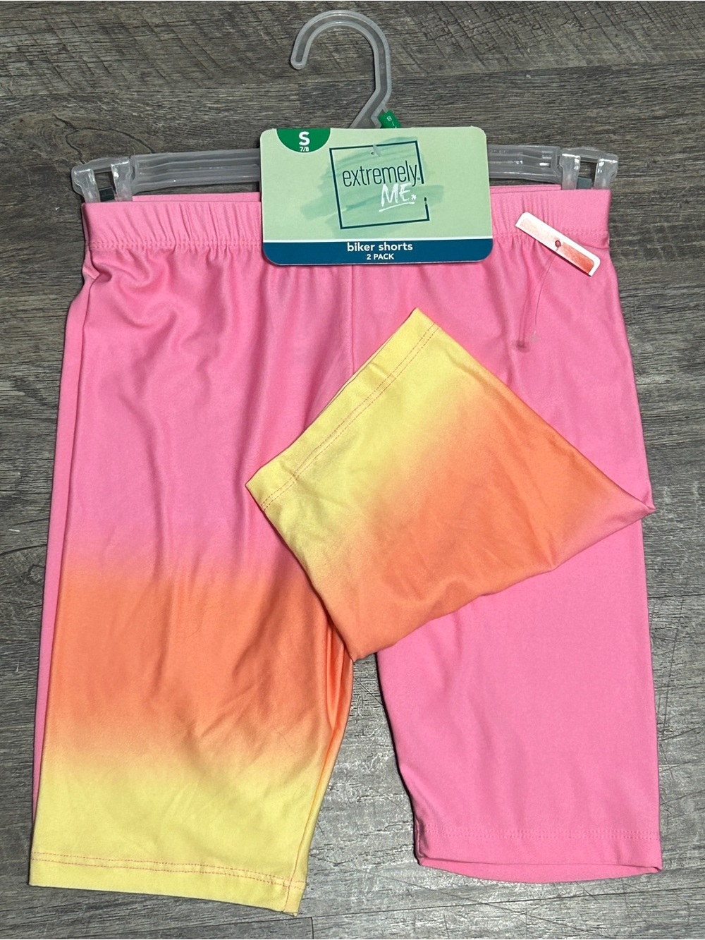 S093- Girls: Extremely Me S-7/8 Biker Shorts 2pc Set